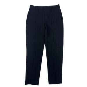 Vince Soft Tapered Ankle Trousers Dress Pants Black Size US 4